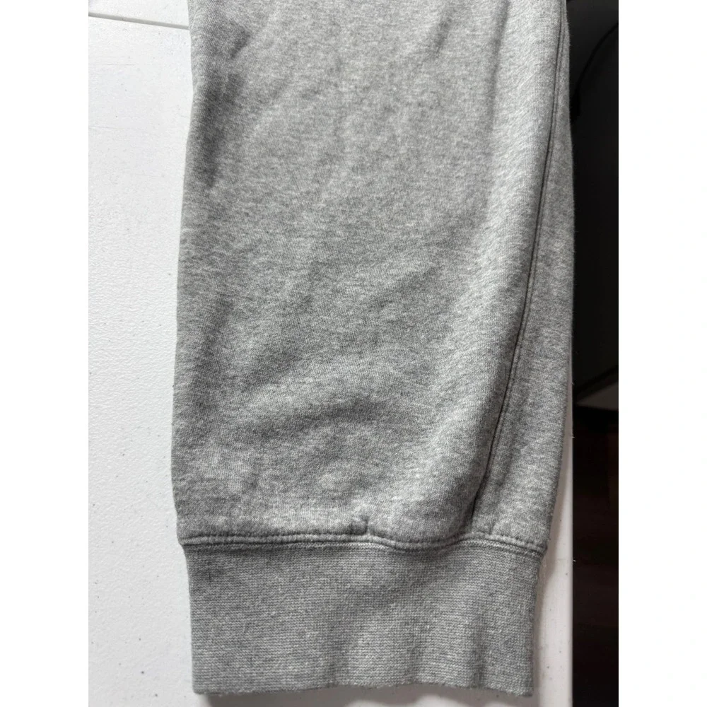 Nike Mens Fleece Sweatpants Heather Gray Embroidered Swoosh Joggers Large